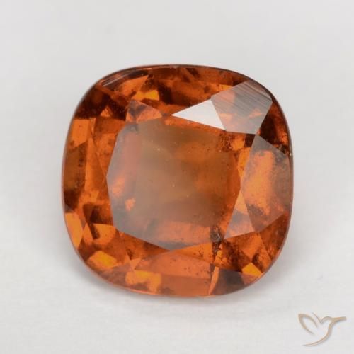 Granato hessonite Arancione scuro naturale da 1.74 ct, Cuscino, VS