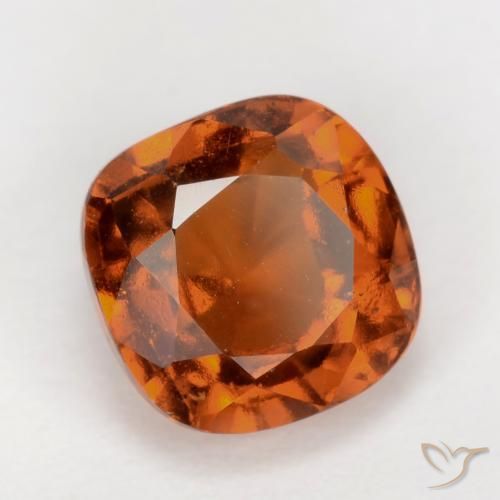 Granato hessonite Arancione scuro naturale da 2.03 ct, Cuscino, VS-SI