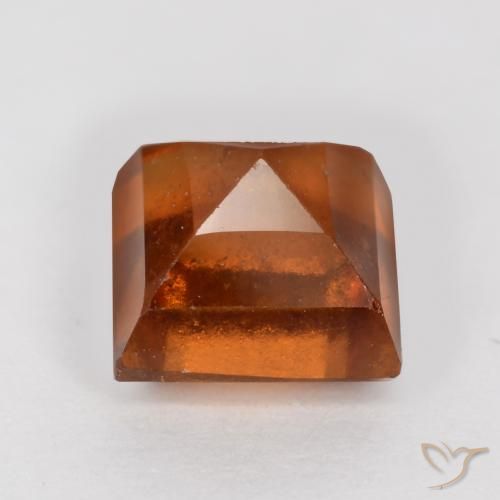 Granato hessonite Arancione Ambra naturale da 1.68 ct, Quadrato, SI