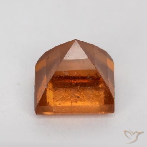 Granato hessonite Arancio medio-scuro naturale da 1.00 ct, Quadrato, SI