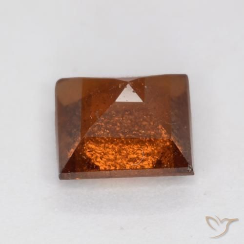 Granato hessonite Arancione scuro naturale da 1.15 ct, Quadrato, SI