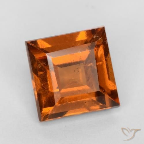 Granato hessonite Arancio medio-scuro naturale da 1.21 ct, Quadrato, VS-SI