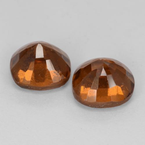 Granato essonite naturale arancione da 2,72 ct, taglio a cuscino, VS