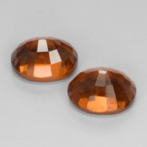 Granato essonite naturale arancione da 4,86 ct, taglio ovale, VS