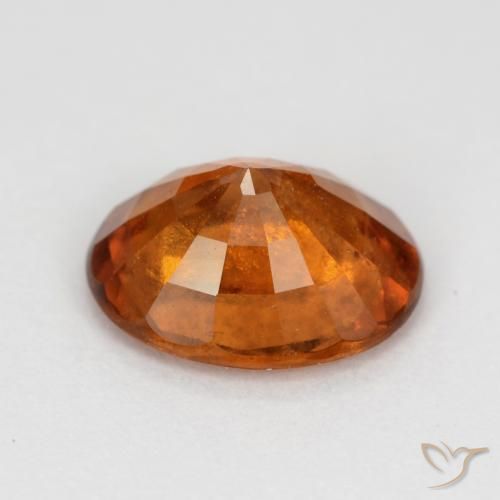 Granato hessonite Arancione scuro naturale da 2.36 ct, Ovale, SI