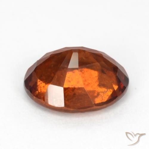 Granato hessonite Arancione scuro naturale da 2.51 ct, Ovale, VS-SI