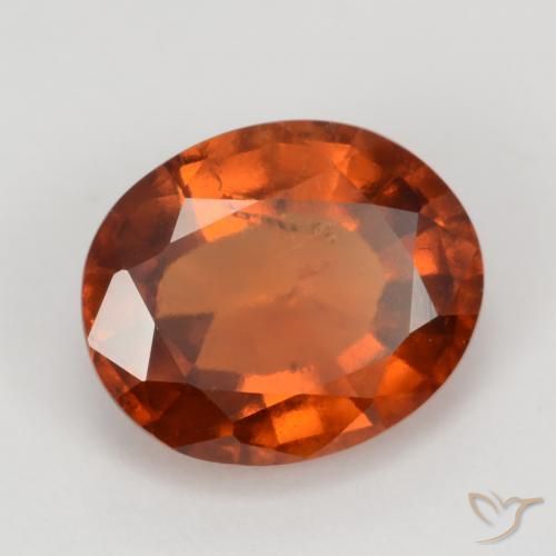 Granato hessonite Arancio Medio naturale da 2.82 ct, Ovale, VS-SI