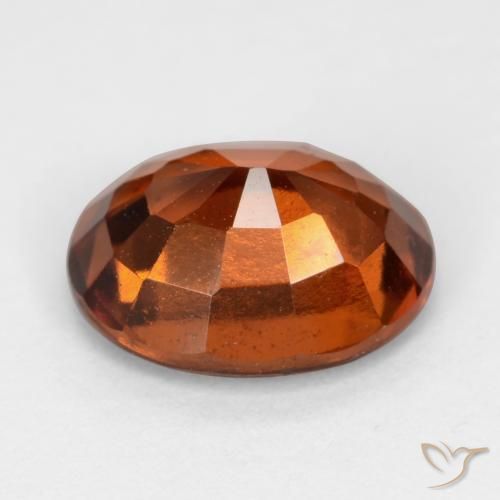 Granato hessonite Arancione Ambra naturale da 2.37 ct, Ovale, VVS-VS