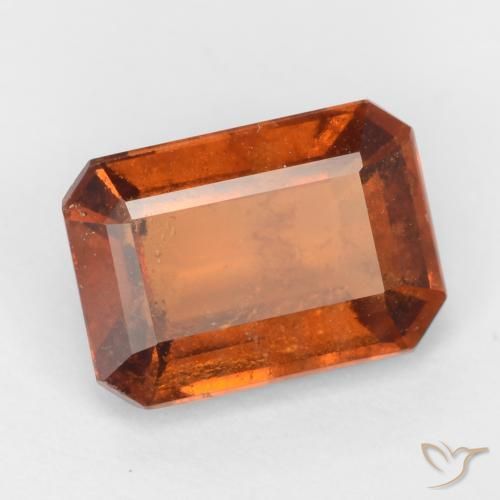 Granato hessonite Arancione Ambra naturale da 2.09 ct, Ottagonale / Taglio smeraldo, VS-SI