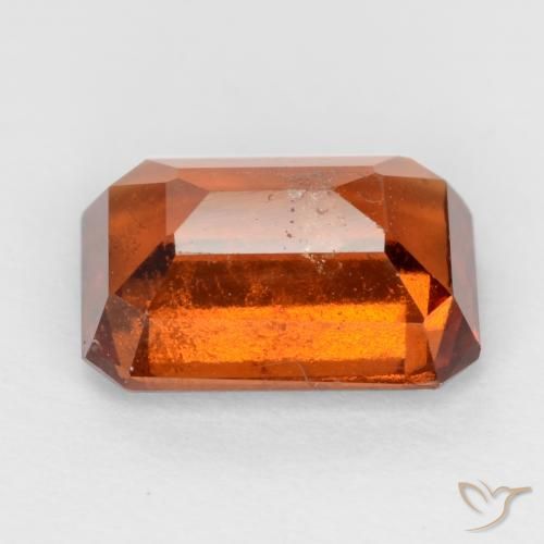 Granato hessonite Arancione Ambra naturale da 2.09 ct, Ottagonale / Taglio smeraldo, VS-SI