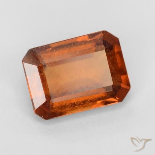 Granato hessonite Arancione Ambra naturale da 1.99 ct, Ottagonale / Taglio smeraldo, VS-SI