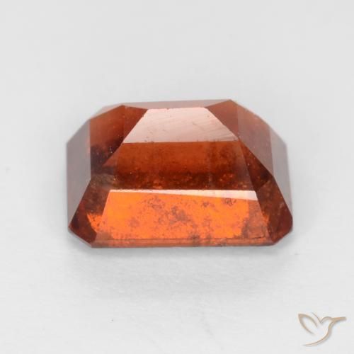 Granato hessonite Arancia Fuoco naturale da 2.22 ct, Ottagonale / Taglio smeraldo, VS-SI