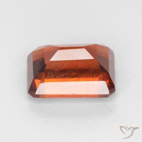 Granato hessonite Arancio medio-scuro naturale da 2.06 ct, Ottagonale / Taglio smeraldo, VS-SI