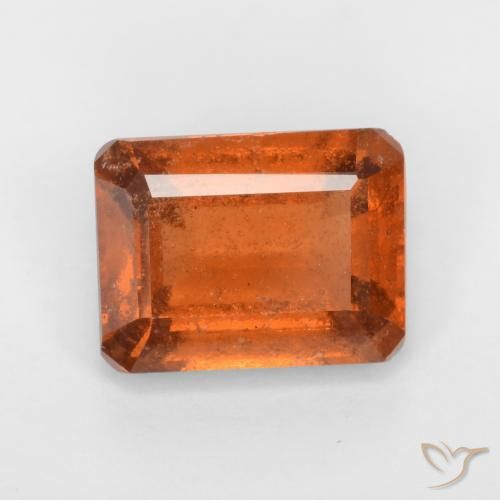 Granato hessonite Arancione Ambra naturale da 1.97 ct, Ottagonale / Taglio smeraldo, VS-SI