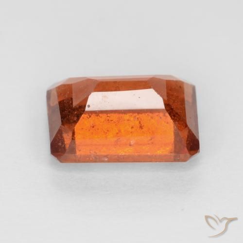 Granato hessonite Arancione Ambra naturale da 1.97 ct, Ottagonale / Taglio smeraldo, VS-SI