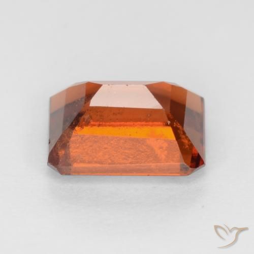 Granato hessonite Arancione Ambra naturale da 2.00 ct, Ottagonale / Taglio smeraldo, VS-SI