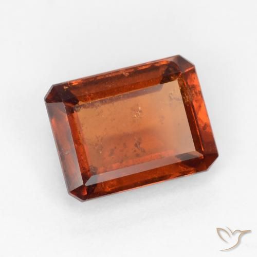 Granato hessonite Arancione Ambra naturale da 1.72 ct, Ottagonale / Taglio smeraldo, VS-SI