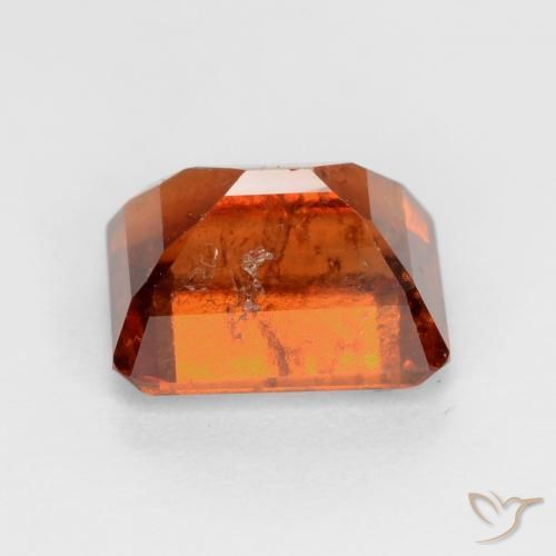 Granato hessonite Arancione scuro naturale da 2.11 ct, Ottagonale / Taglio smeraldo, VS-SI