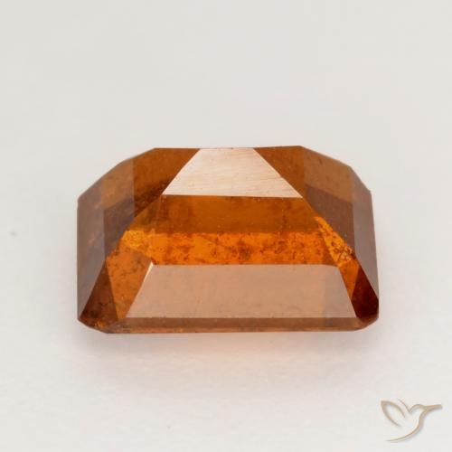 Granato hessonite Arancia Fuoco naturale da 2.12 ct, Ottagonale / Taglio smeraldo, SI