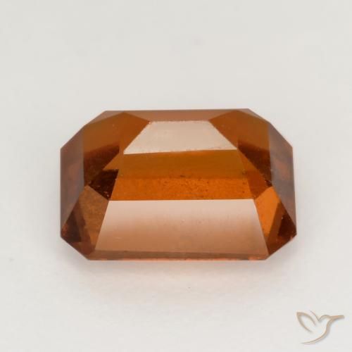 Granato hessonite Arancione scuro naturale da 2.05 ct, Ottagonale / Taglio smeraldo, VS