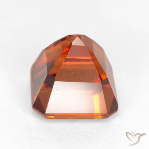 Granato hessonite Arancio medio-scuro naturale da 2.06 ct, Ottagonale / Taglio smeraldo, VS