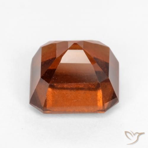 Granato hessonite Arancio medio-scuro naturale da 2.18 ct, Ottagonale / Taglio smeraldo, VS-SI
