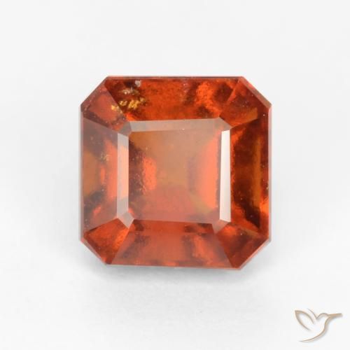 Granato hessonite Arancione Ambra naturale da 2.47 ct, Ottagonale / Taglio smeraldo, VS-SI