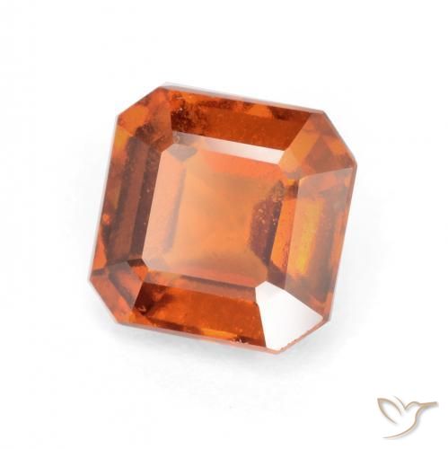 Granato hessonite Arancione scuro naturale da 2.30 ct, Ottagonale / Taglio smeraldo, VS