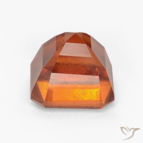 Granato hessonite Arancia Fuoco naturale da 2.17 ct, Ottagonale / Taglio smeraldo, VS-SI