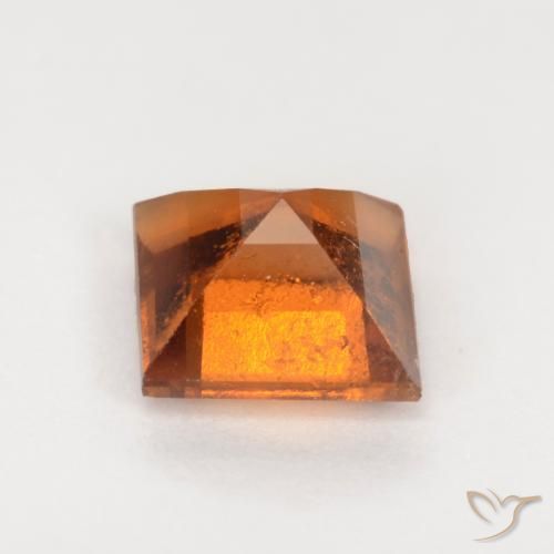 Granato hessonite Arancio medio-scuro naturale da 1.32 ct, Quadrato, SI