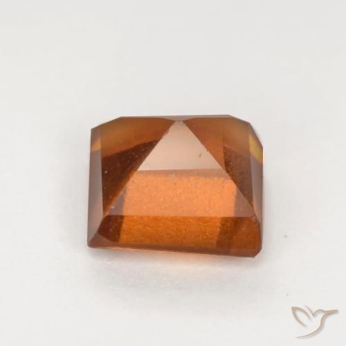 Granato hessonite Arancio medio-scuro naturale da 1.43 ct, Quadrato, VS-SI