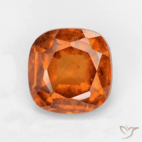 2.01ct Naturale Arancio medio-scuro Granato hessonite, Cuscino, SI