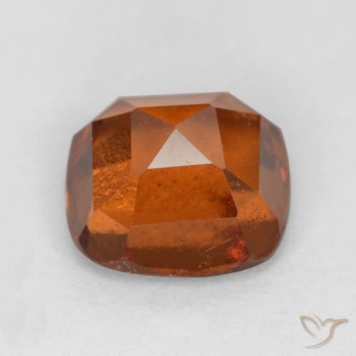 Granato hessonite Arancione rossastra naturale da 1.78 ct, Cuscino, SI
