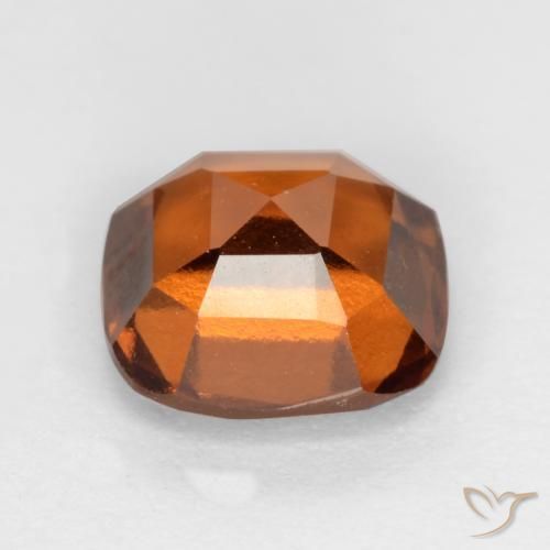 Granato hessonite Arancione scuro naturale da 1.62 ct, Cuscino, VS