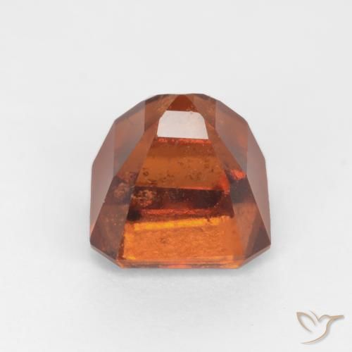 Granato hessonite Arancione scuro naturale da 1.93 ct, Ottagonale / Taglio smeraldo, SI