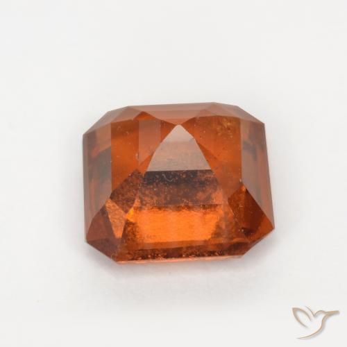 Granato hessonite Arancione Ambra naturale da 1.80 ct, Ottagonale / Taglio smeraldo, SI