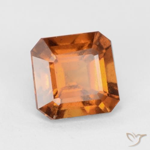 Granato hessonite Arancio Medio naturale da 1.91 ct, Ottagonale / Taglio smeraldo, VS-SI
