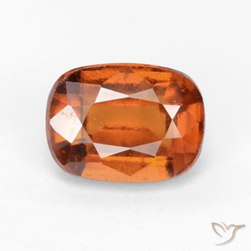 2.36ct Naturale Arancio medio-scuro Granato hessonite, Cuscino, VS-SI