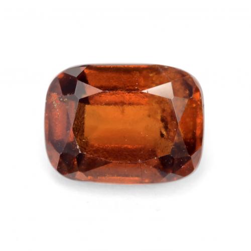 Granato essonite naturale arancione da 2,32 ct, taglio a cuscino, VS-SI