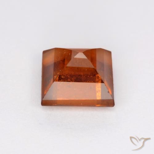 Granato hessonite Arancione scuro naturale da 1.64 ct, Quadrato, SI