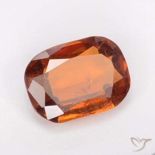 Granato hessonite Arancione Ambra naturale da 1.67 ct, Cuscino, VS-SI