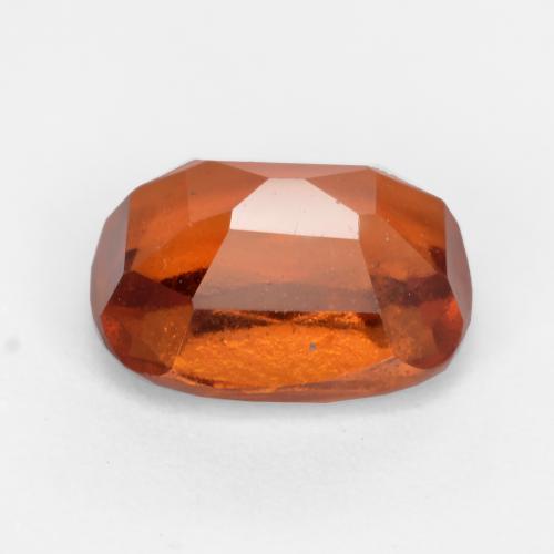 Granato essonite naturale arancione da 2,14 ct, taglio a cuscino, VS-SI