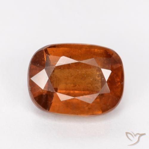 2.21ct Naturale Arancio Medio Granato hessonite, Cuscino, SI