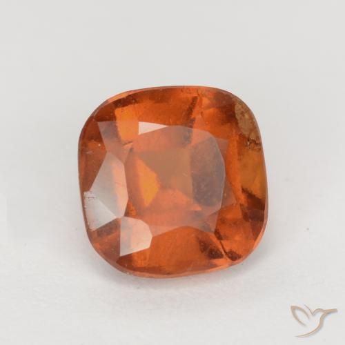 Granato hessonite Arancione scuro naturale da 1.97 ct, Cuscino, VS-SI