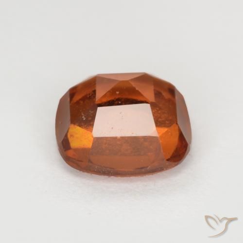 Granato hessonite Arancione rossastra naturale da 1.90 ct, Cuscino, VS-SI