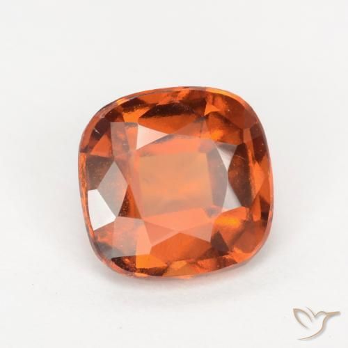 Granato hessonite Arancione scuro naturale da 1.75 ct, Cuscino, VS