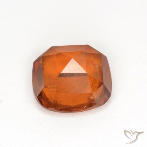 Granato hessonite Arancione scuro naturale da 1.81 ct, Cuscino, SI