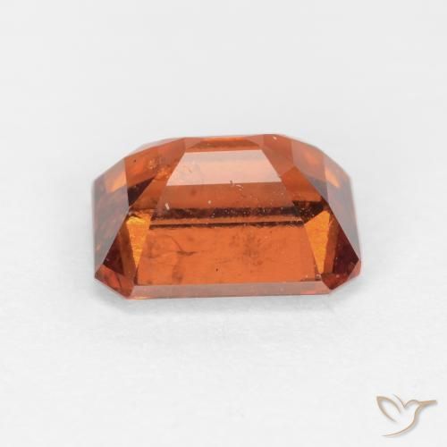 Granato hessonite Arancione scuro naturale da 1.62 ct, Ottagonale / Taglio smeraldo, SI