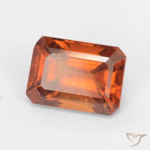 Granato hessonite Arancione Ambra naturale da 1.45 ct, Ottagonale / Taglio smeraldo, SI
