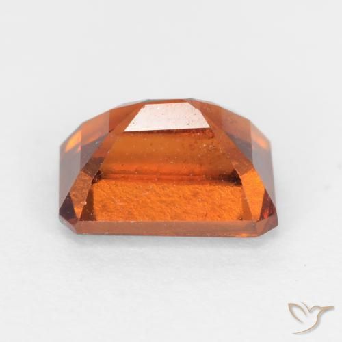 Granato hessonite Arancione Ambra naturale da 1.45 ct, Ottagonale / Taglio smeraldo, SI